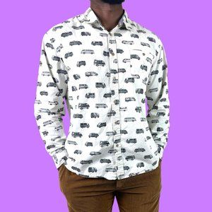 “Cafe Cuba” Button Up Dress Shirt 🚐